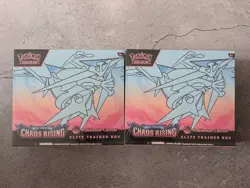 2x Pokemon Chaos Rising Pokemon Center ETB - SEALED & in HAND - Image 1