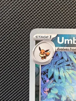 UMBREON 130/197 OBSIDIAN FLAMES POKEMON NM/M 2023 GAMESTOP STAMPED - Image 3