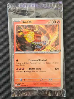 HO-OH 010/086 CHAOS RISING POKEMON NM/M 2026 PROMO EBGAMES STAMPED SEALED - Image 1