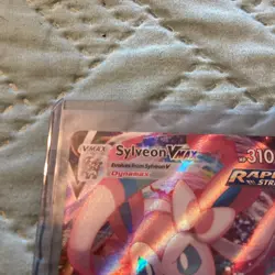 Sylveon VMAX 075/203 Holo VMAX Rare Evolving Skies NM/M Pokemon - Image 2