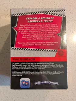 Pokemon Scarlet & Violet White Flare Booster Bundle 6 Packs NEW SEALED - Image 2