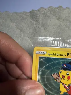 Pokemon Sealed Special Delivery Pikachu SWSH074 Pokemon Center Promo Holo - Image 3