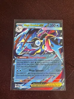 Pokemon TCG Mega Greninja ex NM - 022/086 - ME04: Chaos Rising English - Image 1