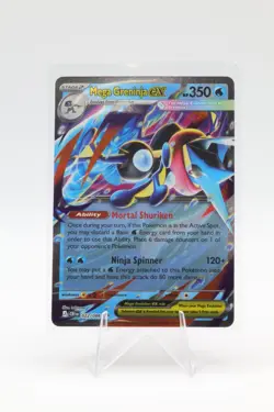 Mega Greninja EX Pokemon ME04: Chaos Rising #022/086 NM Double Rare - Image 1