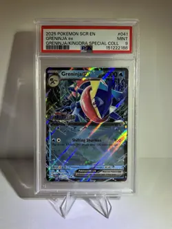 Greninja EX 041/142 PSA Mint 9 STAMPED Double Rare Pokemon TCG SV Stellar Crown - Image 3