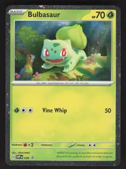 Bulbasaur 046 Cosmos Holo Pokemon TCG Scarlet & Violet Promo NM - Image 1