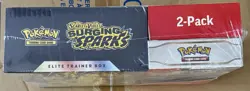 Brand New Pokemon Surging Sparks ETB + Booster Bundle Costco Sealed Lot of 4 - Image 4