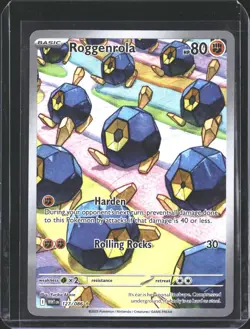 Roggenrola 127/086 Illustration Rare White Flare Pokemon NM/M - Image 1