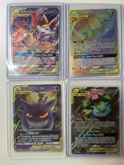 Pokemon TAG TEAM Lot of 4 | READ | Full Art Rainbow Charizard - Image 1