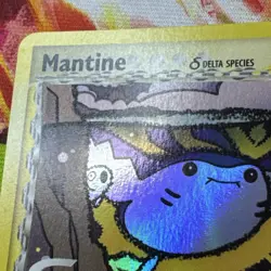 2006 Pokemon, Dragon Frontiers, #20/101 Mantine, Reverse Holo Rare - Image 2