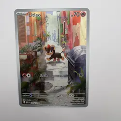 Pokemon - Litleo 139/132 - Me01: Mega Evolution Holo illustration Rare NM - Image 1
