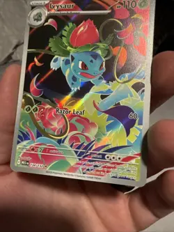 Pokemon TCG Ivysaur Mega Evolution #134/132 Illustration Rare, Mint Condition - Image 2