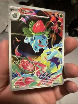 Pokemon TCG Ivysaur Mega Evolution #134/132 Illustration Rare, Mint Condition - Image 3