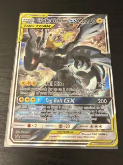 Pokemon TCG Pikachu & Zekrom GX SM168 SM Promo Holo NM+ - Image 4