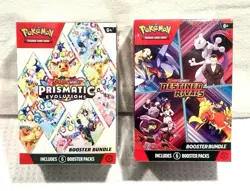 1 Pokemon TCG Prismatic Evolutions & 1 Destined Rivals Booster Bundles *Sealed* - Image 1