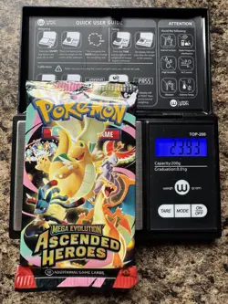 Pokemon Ascended Heroes VERY HEAVY 23.93g New Sealed Booster Pack God PackUUU - Image 1