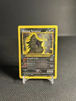 Pokemon TCG Shining Tyranitar 113/105 Neo Destiny Holo MP-/HP - Image 1