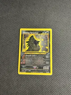 Pokemon TCG Shining Tyranitar 113/105 Neo Destiny Holo MP-/HP - Image 3