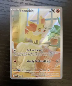 Fennekin 080 MEP Chaos Rising Elite Trainer Box Holo Promo Pokemon English NM - Image 1