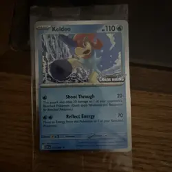 Pokemon TCG Keldeo Chaos Rising 019/086 Stamped PROMO Sealed - Image 1