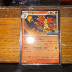 Pokemon TCG: Chaos Rising Delphox 013/086 Stamped Promo SEALED - Image 1