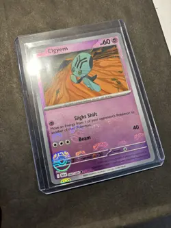 Pokemon TCG Elgyem (Master Ball Pattern) 040/086 Sv: Black Bolt Holo NM - Image 1