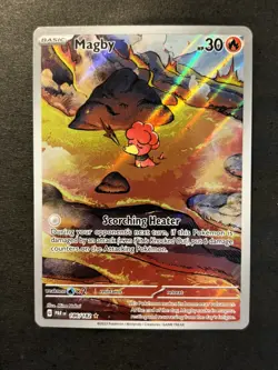 Magby 186/182 Pokemon TCG Scarlet & Violet Parardox Rift - Image 1