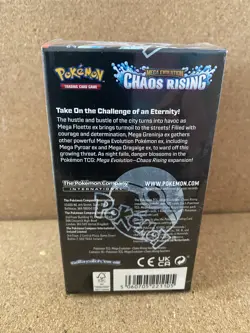 Pokemon TGC Mega Evolution Chaos Rising 18 Packs BRAND NEW FACTORY SEALED - Image 3