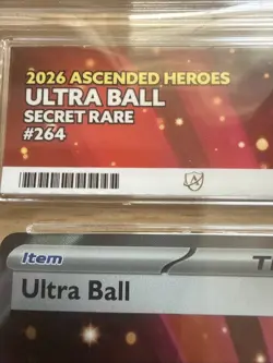 Pokemon TCG Ultra Ball 264/217 Ace 10 GEM Mint - Image 3