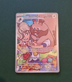 Arvens Greedent 205/182 Destined Rivals NM SIR Scarlet And Violet pokemon TCG - Image 1