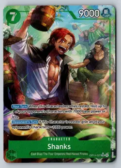 Shanks (Alternate Art) OP14-027 The Azure Sea's Seven One Piece - Image 1