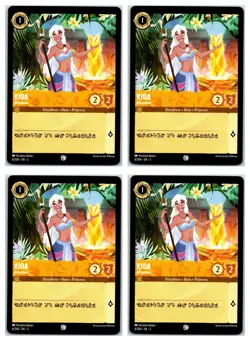 #6 Kida - Atlantean Common Amber PLAYSET x4 2024 Lorcana Inklands 4x - Image 1