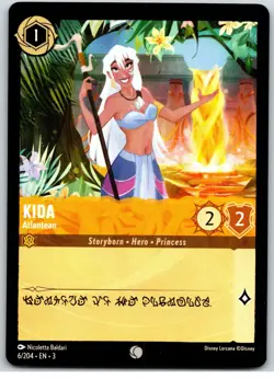 #6 Kida - Atlantean Common Amber PLAYSET x4 2024 Lorcana Inklands 4x - Image 2