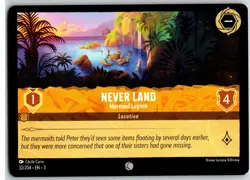 #32 Never Land - Mermaid Lagoon Common Amber PLAYSET x4 2024 Lorcana Inklands 4x - Image 2
