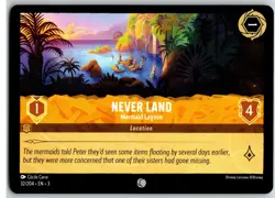 #32 Never Land - Mermaid Lagoon Common Amber PLAYSET x4 2024 Lorcana Inklands 4x - Image 4