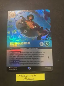 Bruno Madrigal - Oasis Oracle - 218/204 - Epic Disney Lorcana Wilds Unknown - Image 1