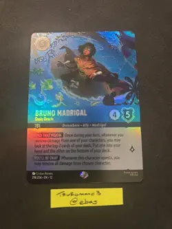 Bruno Madrigal - Oasis Oracle - 218/204 - Epic Disney Lorcana Wilds Unknown - Image 2