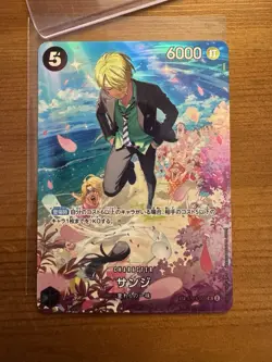 Sanji SP Alt Art ST14-003 SR OP-10 Royal Blood ONE PIECE Card Game Japanese NM - Image 1