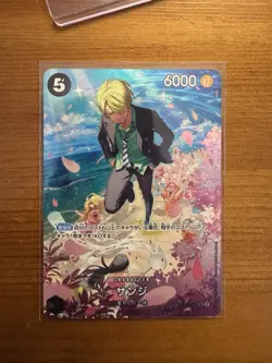 Sanji SP Alt Art ST14-003 SR OP-10 Royal Blood ONE PIECE Card Game Japanese NM - Image 3