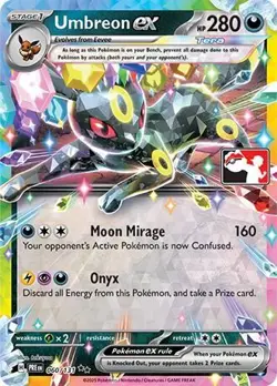 Umbreon ex - Holo Double Rare Prize Pack Series Cards 060/131 NM - Image 1