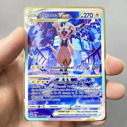 Pokemon TCG Zeraora VSTAR GG43/G70 - Gold Metal Card - Carta In Metallo Fanmade - Image 1