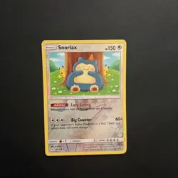 Pokemon TCG Cards Snorlax 158/214 Unbroken Bonds Reverse Holo Rare LP - Image 1