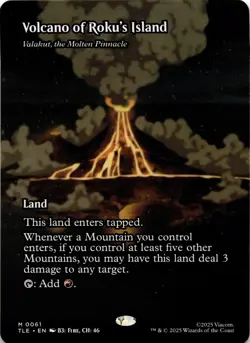 Volcano of Roku's Island - Valakut, the Molten Pinnacle (Borderless) MTG Avat... - Image 2
