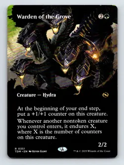 Warden of the Grove (Borderless) R Tarkir: Dragonstorm 351 NM - Image 1