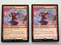 (2) MTG Lorwyn Eclipsed Rare 0145 Creature Hexing Squelcher Reg - Image 1