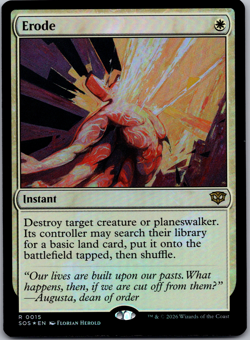 Erode Secrets of Strixhaven Foil - Image 1