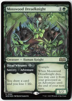 Mosswood Dreadknight Foil R Wilds of Eldraine 231 NM - Image 1