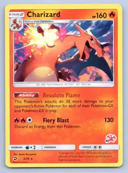 Pokemon Charizard - 3/70 (#39 Charizard Stamped) Battle Academy BTA P 003/070 NM - Image 1