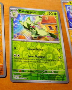 POKEMON EVOLUTIONS A PALDEA CARD REVERSE HOLO CARTE MATOURGEON 014/193 PAL FR VF - Image 1
