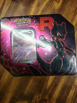 Pokemon Team Rocket Tin - MewTwo - Destined Rivals *SEALED* *NEW* - Image 1